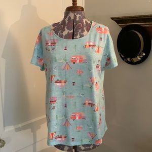 Women’s Retro Secret Treasures Lounge Top